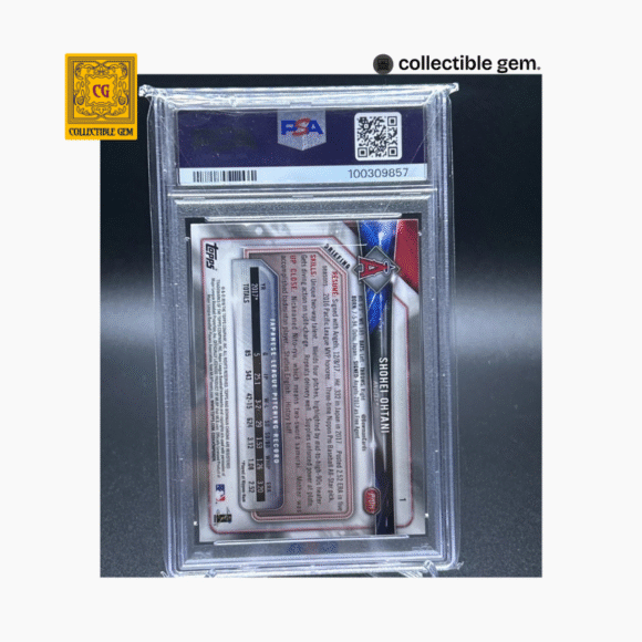 2018 Bowman Chrome - Base Shohei Ohtani #1 Batting (RC) PSA 9