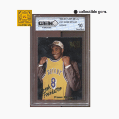 1996-97 Kobe Bryant Fleer Metal #137 Rookie RC | Los Angeles Lakers | Graded GEM MINT 10