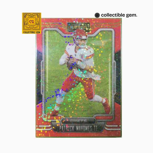 2021 Panini Playbook Patrick Mahomes II White Sparkle Prizm SSP – Kansas City Chiefs