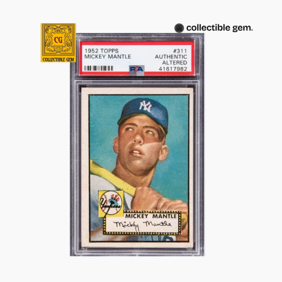 1952 Topps Mickey Mantle #311 – PSA Authentic (Altered) – Full-Sized Iconic Rookie