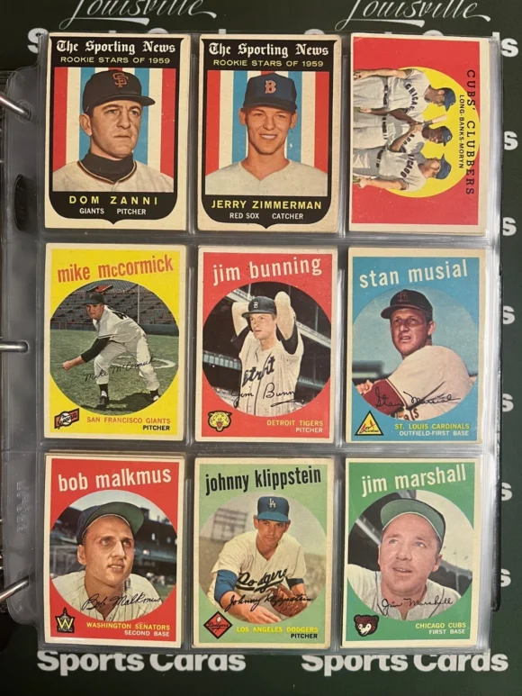 1959 Topps Complete Baseball Set | Mickey Mantle | Bob Gibson Rookie | PSA & SGC Graded - Image 12