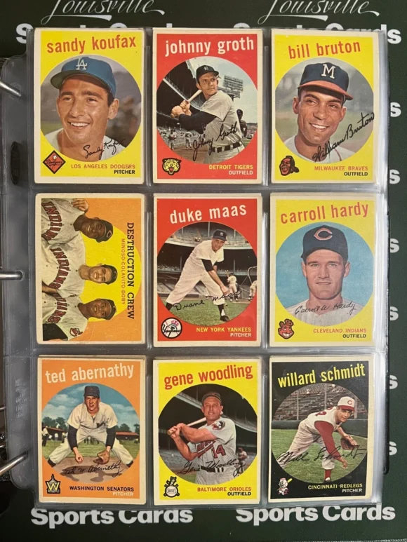 1959 Topps Complete Baseball Set | Mickey Mantle | Bob Gibson Rookie | PSA & SGC Graded - Image 13