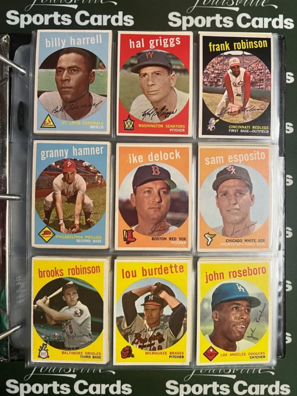 1959 Topps Complete Baseball Set | Mickey Mantle | Bob Gibson Rookie | PSA & SGC Graded - Image 15