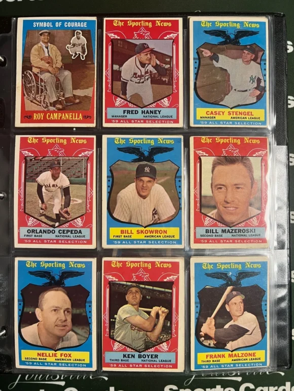 1959 Topps Complete Baseball Set | Mickey Mantle | Bob Gibson Rookie | PSA & SGC Graded - Image 20