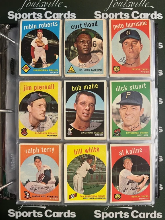 1959 Topps Complete Baseball Set | Mickey Mantle | Bob Gibson Rookie | PSA & SGC Graded - Image 8