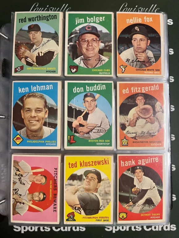 1959 Topps Complete Baseball Set | Mickey Mantle | Bob Gibson Rookie | PSA & SGC Graded - Image 10