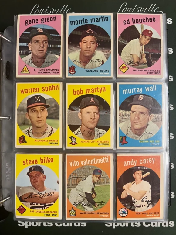 1959 Topps Complete Baseball Set | Mickey Mantle | Bob Gibson Rookie | PSA & SGC Graded - Image 11